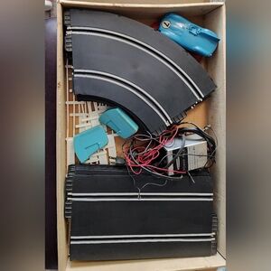 Vintage Strombecker Model #9950 Road Racing Slot Car Set 1/32 Incomplete CHARITY